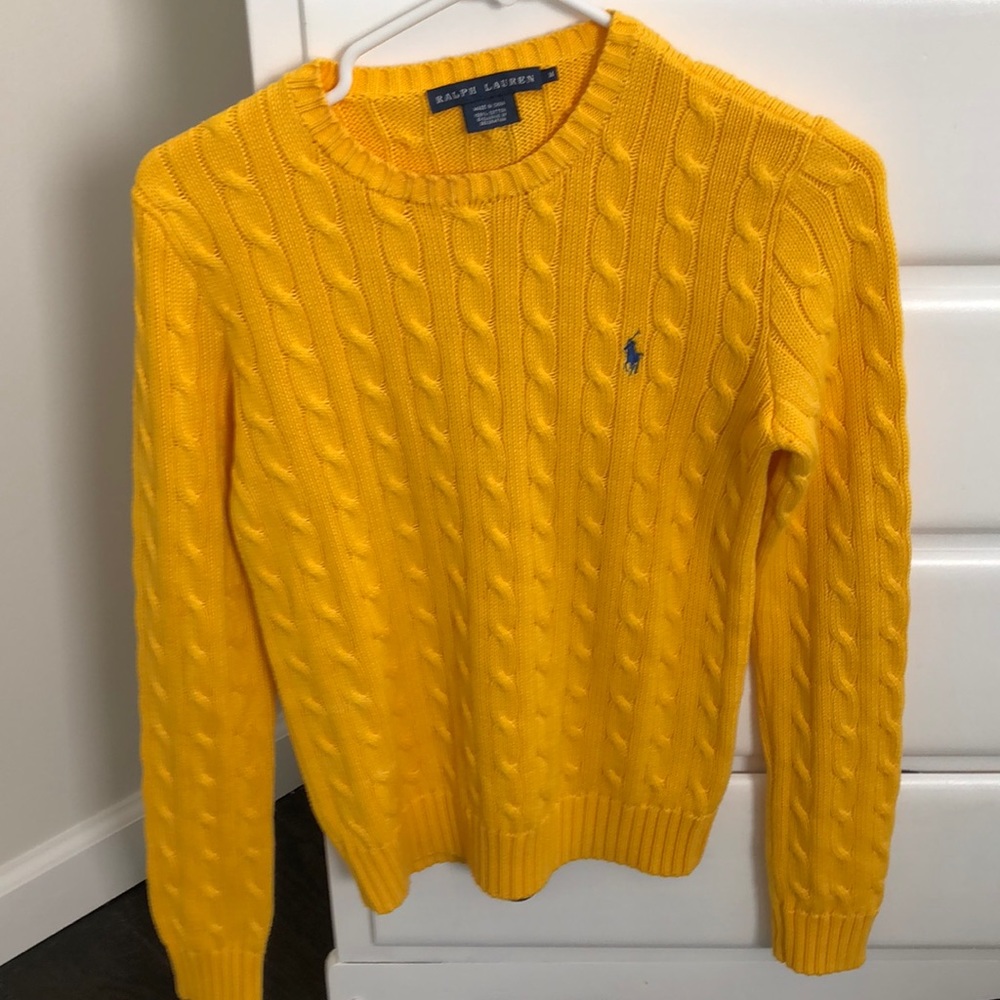 ✨SALE✨Polo cable knit sweater! Like new condition.